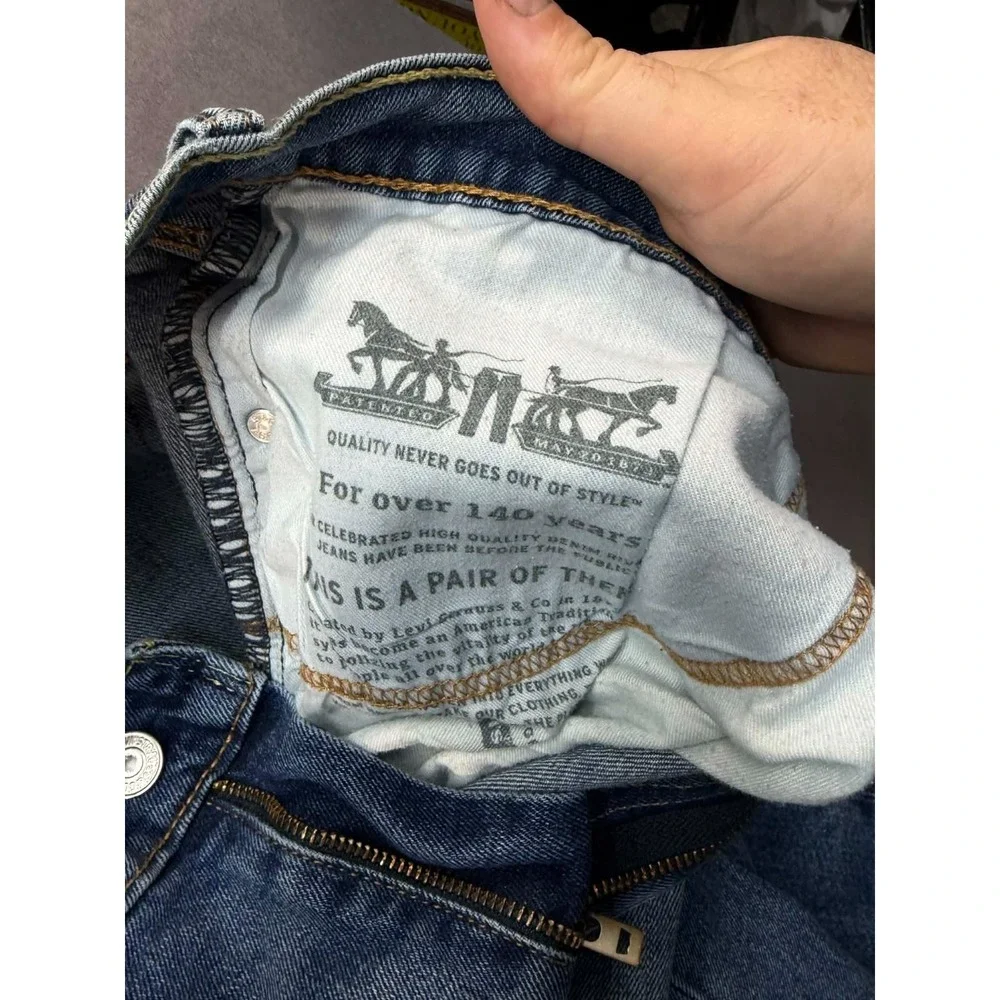 Levi Strauss 511 Denim Jeans Size 34X29‎ Blue Has holes